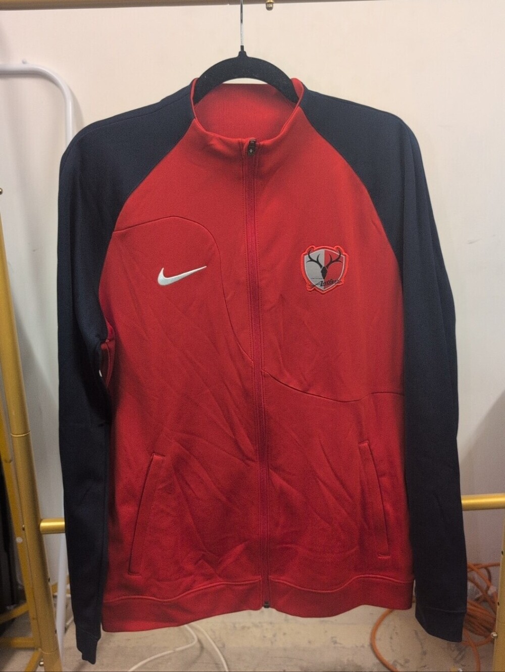 Men's Nike Kashima Antlers 2023 Anthem Jacket Red/Obsidian/White Size M NWT